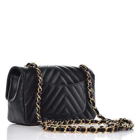 chanel mini flap rectangulat chevron|CHANEL Lambskin Chevron Quilted Mini Rectangular Flap.